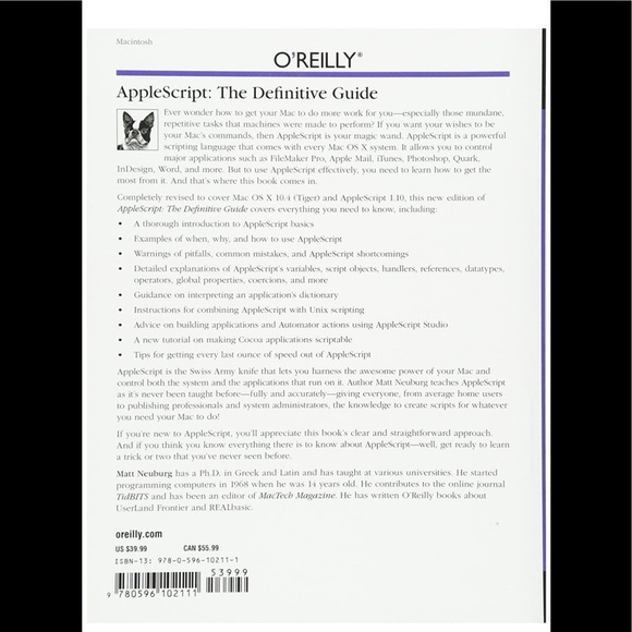Book AppleScript: The Definitive Guide,‎ 2ndEdition - Picture 3 of 4